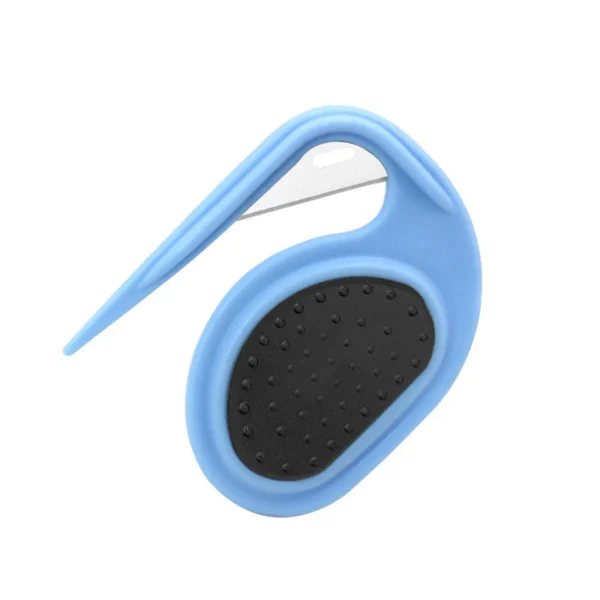 Grooming Knife for Long-Haired Pets - Remove Clumps - Blue - Image 5