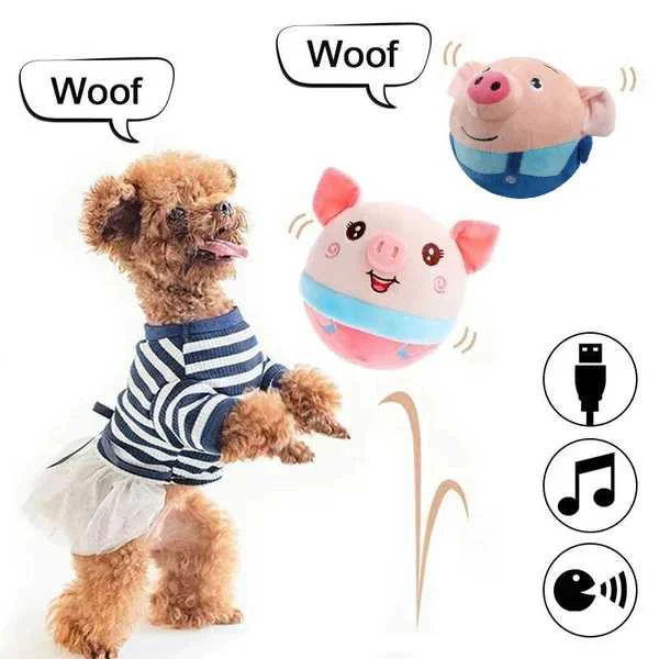 Active Moving Pet Plush Toy - 6 pcs