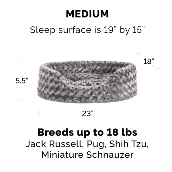 Oval Dog Bed - Ultra Plush - Image 3