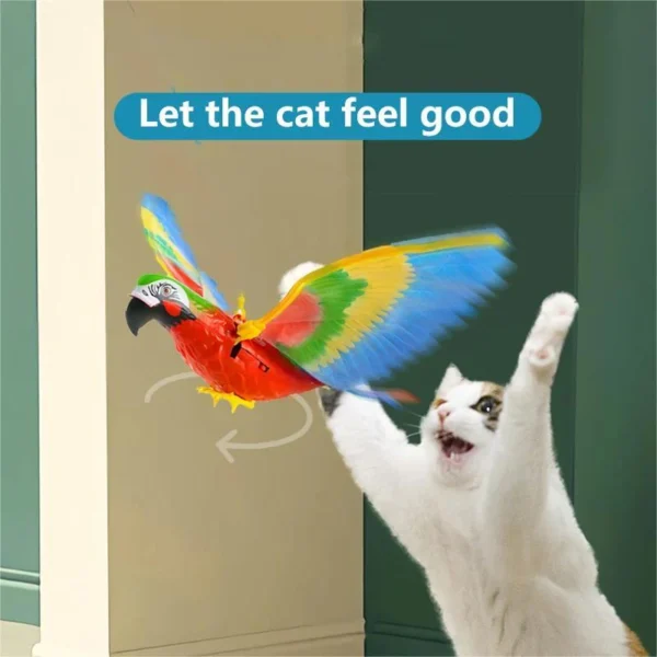 Automatic Moving Simulation Bird Interactive Cat Toy for Indoor Cats - Image 2