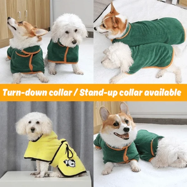 Super absorbent Pet Bathrobe - XL - Image 7