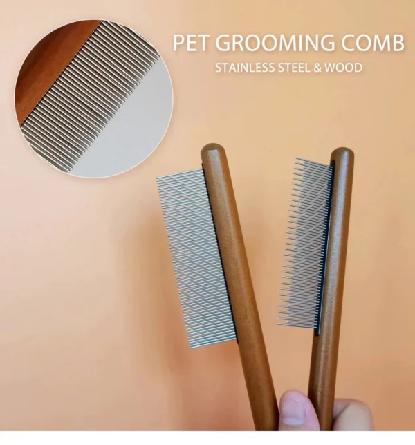 Multifunctional Pet Hair Comb Flea and Tear Stain Removal - 6pcs - Image 7