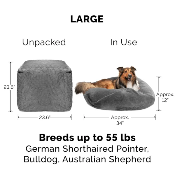 Plush Ball Dog Bed - Image 8