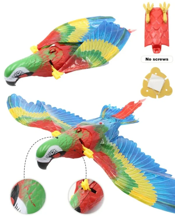 Automatic Moving Simulation Bird Interactive Cat Toy for Indoor Cats - Image 8