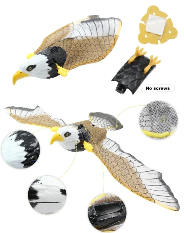 Automatic Moving Simulation Bird Interactive Cat Toy for Indoor Cats - Image 9
